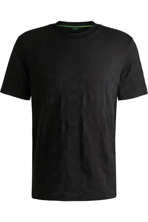 HUGO BOSS T-shirt à motif géométrique en jacquard