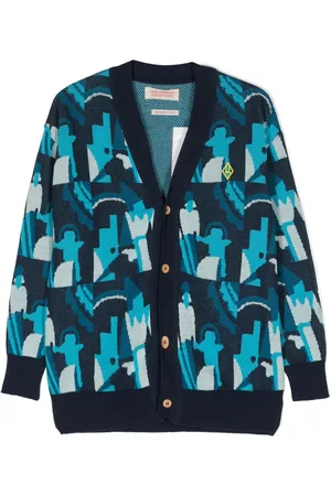 The Animals Observatory Cardigan Racoon en coton biologique