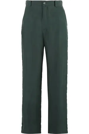 P.A.R.O.S.H. Pantalon en soie à coupe droite