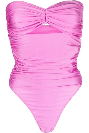 AMEN Robe-bustier à effet froncé