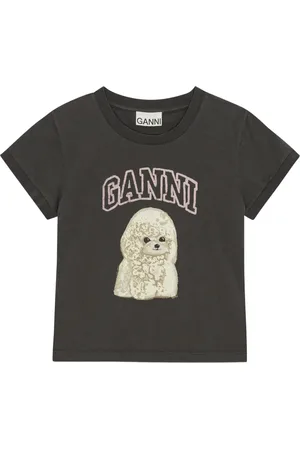 Ganni T-shirt à logo imprimé