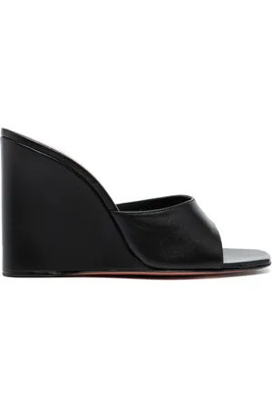 Amina Muaddi Mules compensées Lupita 95 mm