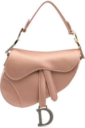 Dior Mini sac à bandoulière Saddle en satin à ornements en cristal (2019)