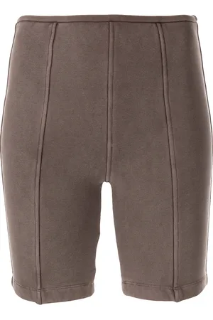 Alexander Wang Short de cyclisme en coton à taille haute