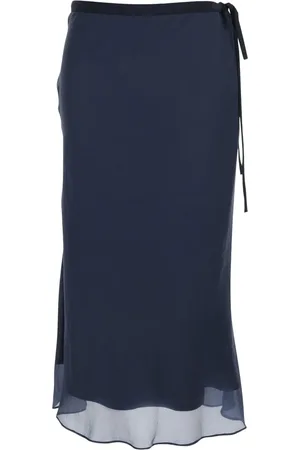 DUNST Jupe mi-longue à design satiné