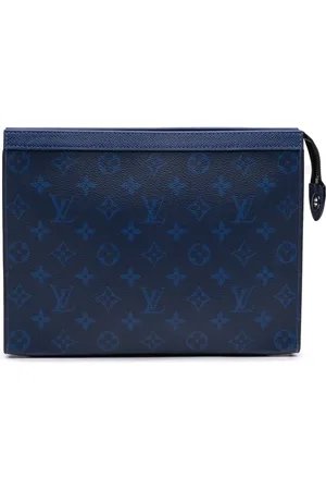 LOUIS VUITTON Pochette Voyage MM Monogram en cuir Taigarama (2000-2024)