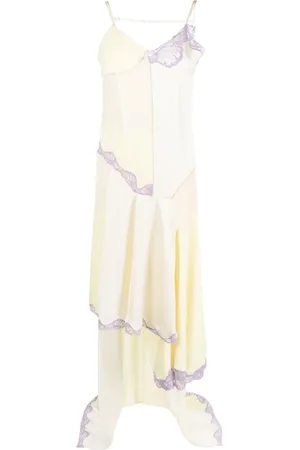 Sportmax Robe à empiècement en dentelle