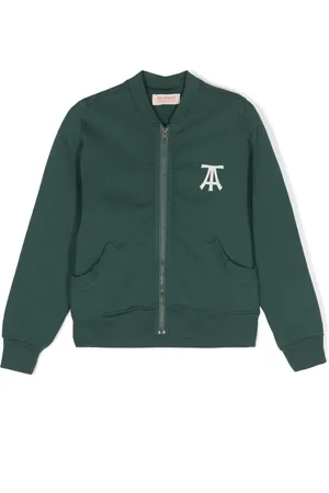 The Animals Observatory Veste bomber à logo imprimé Zebra