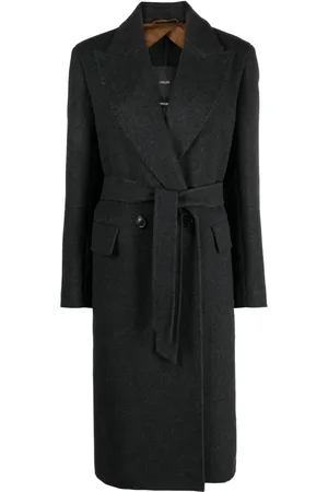 Max Mara Manteau en cachemire à boutonnière croisée