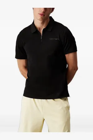 Calvin Klein Polo à logo strassé
