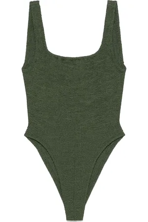 Hunza G Maillot de bain à encolure carrée
