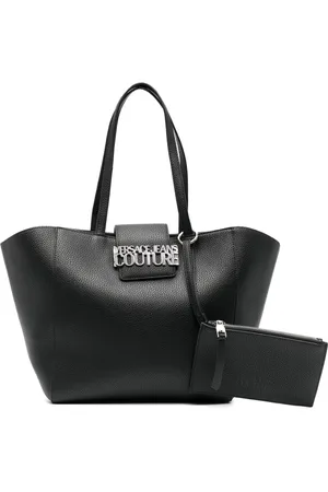 VERSACE Sac cabas à plaque logo