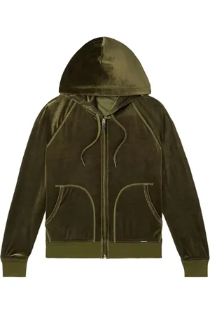 Tom Ford Hoodie zippé en velours