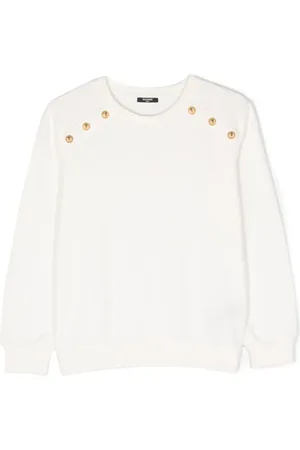 Balmain Sweat en coton à logo imprimé