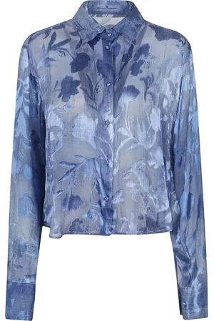 ERMANNO SCERVINO Chemise en jean à effet usé