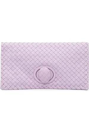 Bottega Veneta Pochette en cuir Nappa Intrecciato à fermoir tourniquet (2012-2024)