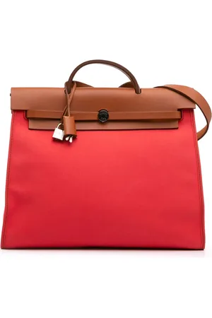 Hermès Sac à main Herbag Zip 39 en toile (2011)