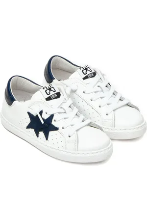 2 stars Baskets en cuir