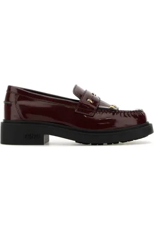 Fendi Mocassins Filo en cuir