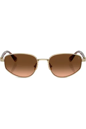 Brunello Cucinelli Lunettes de soleil à monture ovale