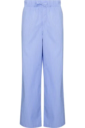 Tekla Pantalon de pyjama rayé à lien de resserrage