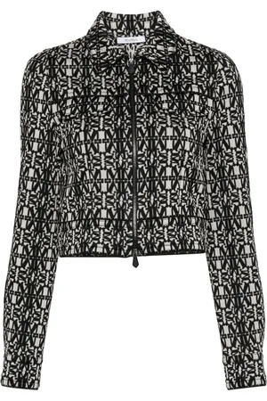 Max Mara Veste crop Tony à motif monogrammé