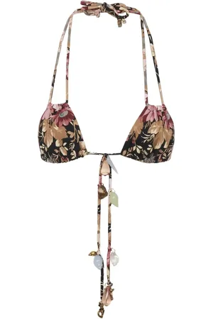 Chloé Haut de bikini à imprimé Rose