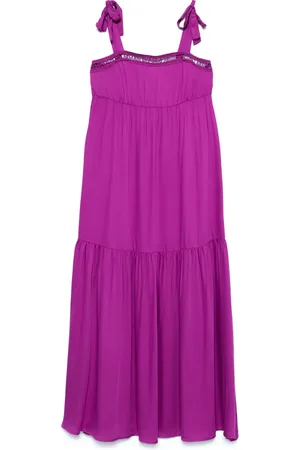 Emporio Armani Robe longue à bande logo