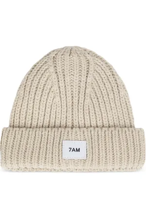 7AM Bonnet en maille nervurée