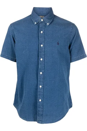 Ralph Lauren Chemise en coton à manches courtes