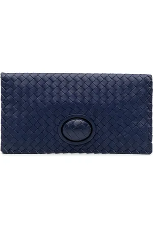 Bottega Veneta Pochette en cuir Nappa Intrecciato à fermoir tourniquet (2012-2024)