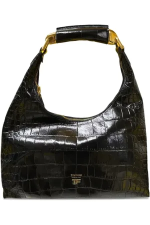 Tom Ford Sac porté épaule à effet peau de crocodile embossé