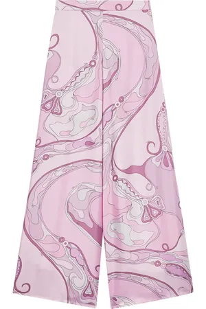 Puccini Pantalon ample à imprimé graphique