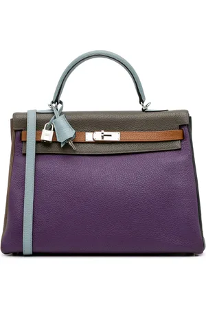 Hermès Sac à main Harlequin Kelly II Retourne 35 en cuir Togo (2012)