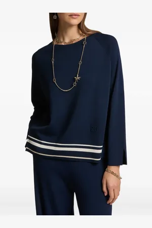 Elena Miro Pull à détails rayés