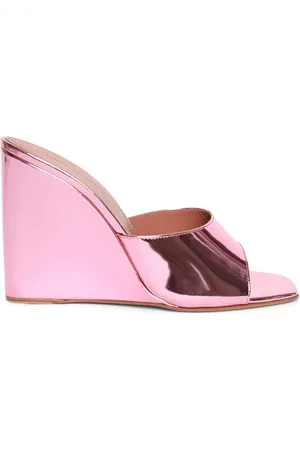 Amina Muaddi Mules compensées Lupita 95 mm