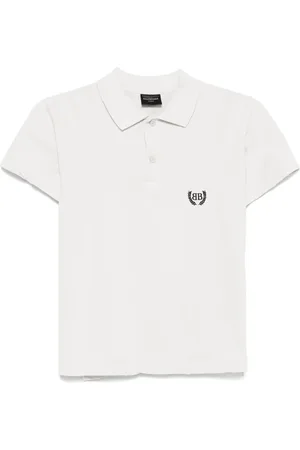 Balenciaga Polo à logo brodé