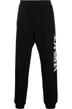 VERSACE Pantalon de jogging à logo brodé
