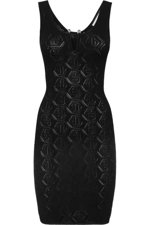Philipp Plein Robe courte à motif monogrammé