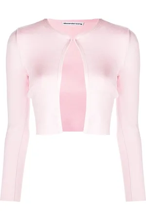 Alexander Wang Cardigan crop à col rond