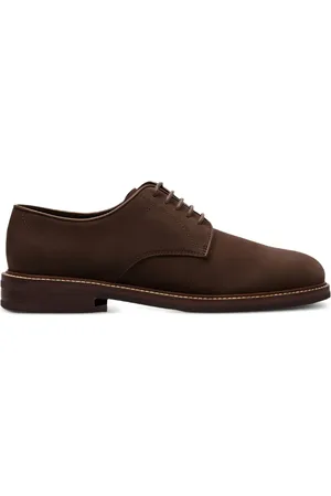 Brunello Cucinelli Chaussures en daim à lacets