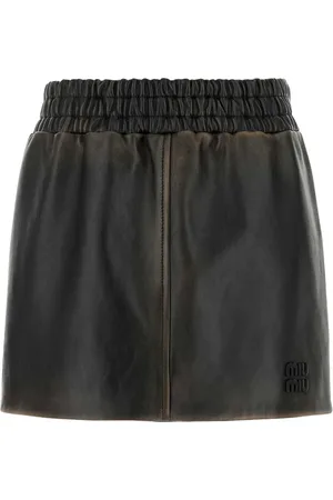 Miu Miu Minijupe à taille ceinturée