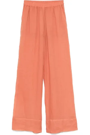 FISICO Pantalon en tissu flammé