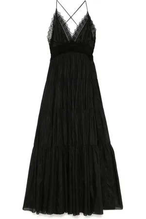 ERMANNO SCERVINO Robe en dentelle fleurie à coupe longue