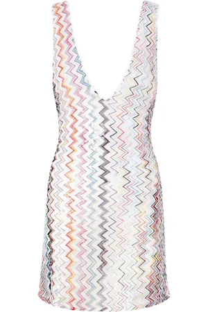 Missoni Robe longue à motif zig-zag