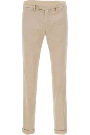 BRIGLIA Pantalon droit en coton mélangé