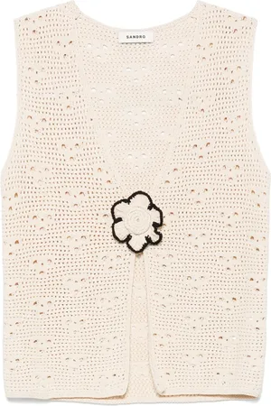 Sandro Gilet en crochet