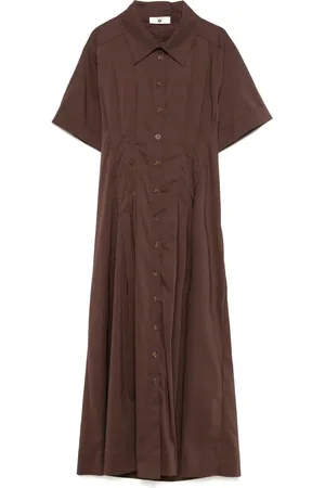 Twin-Set Robe mi-longue à découpe avant