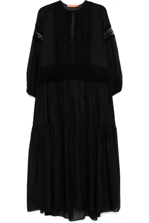 ERMANNO SCERVINO Robe longue à design superposé