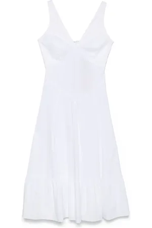 Twin-Set Robe mi-longue à découpe avant